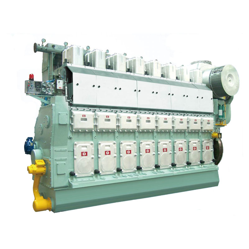 Silnik okrętowy dwupaliwowy o mocy od 1765 do 3310 kW